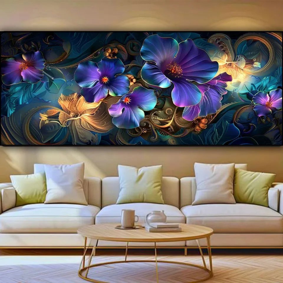 New 5D DIY Full Diamond Painting fantasy Flowers Full Square Round Diamond Embroidery still life orchid Living Room Wall Decor