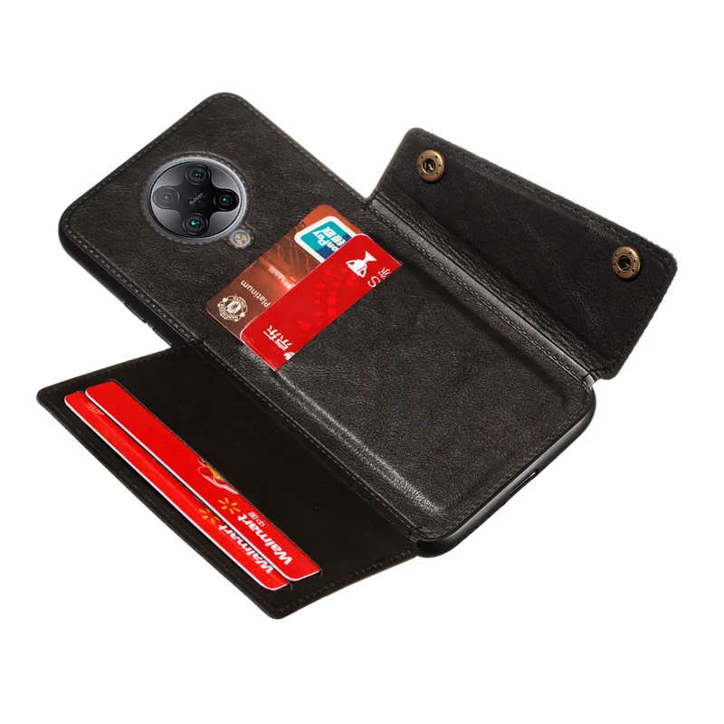 For Xiaomi Poco F2 Pro Case Car Magnetic Holder Multi Card Slot Wallet Leather Phone Case for Poxo Poko Little F2 Pro PocoF2 Pro