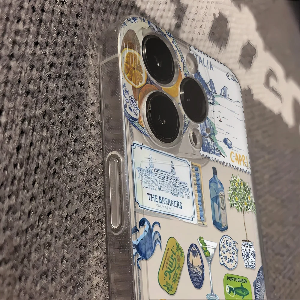 Sommerliche Frucht-Zitronen-Wein Handyhülle für Samsung Galaxy S26 S23 S24 S22 S25 Ultra Plus Cover für Galaxy S25+ S24+ S23+ S26+ Fundas – Detail 6