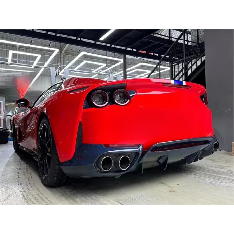 Dry Carbon Rear Bumper Diffuser Lip For 812 Supeast