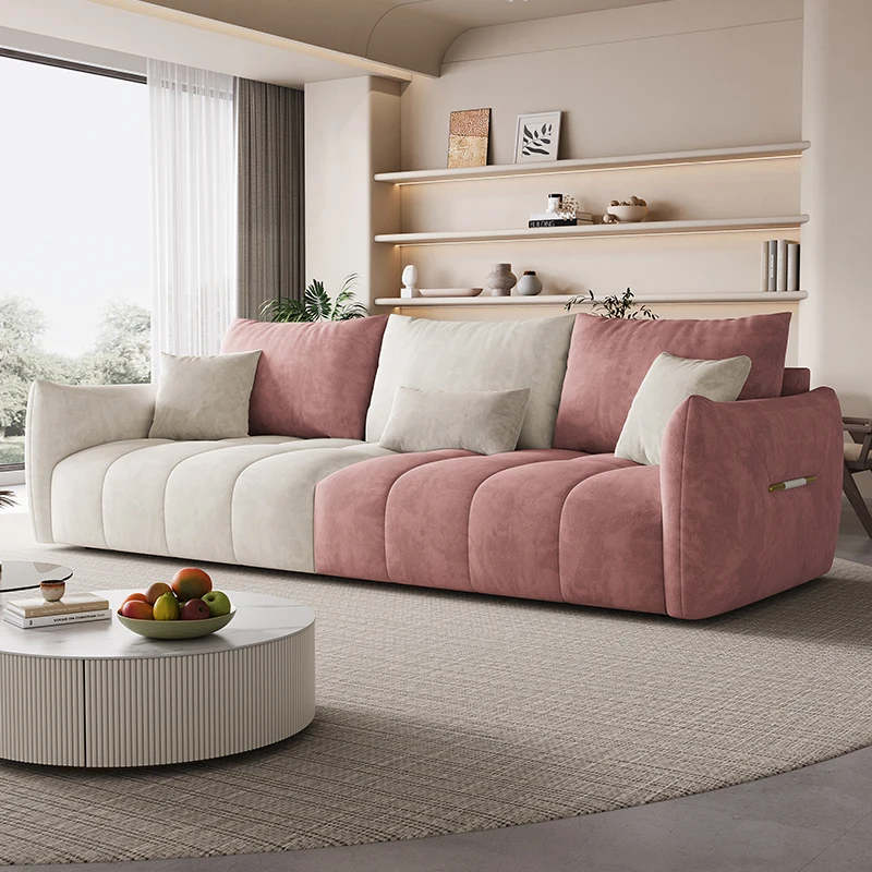 Simple Modern Cheap Sofa Unique Filling Cushion European Cushion Human Sofa Reading Reading European Salon Meuble Home Furniture image 2