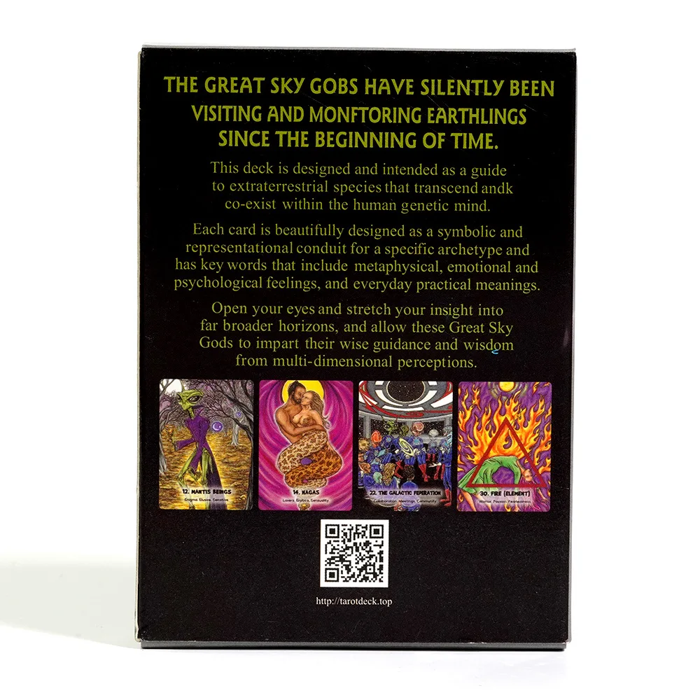 Euyehn Tarocchi, 78 pezzi Psicologico Oracle Card Deck, sapientemente realizzato per strumenti di divinazione, strumenti di divinazione per futuro e passato