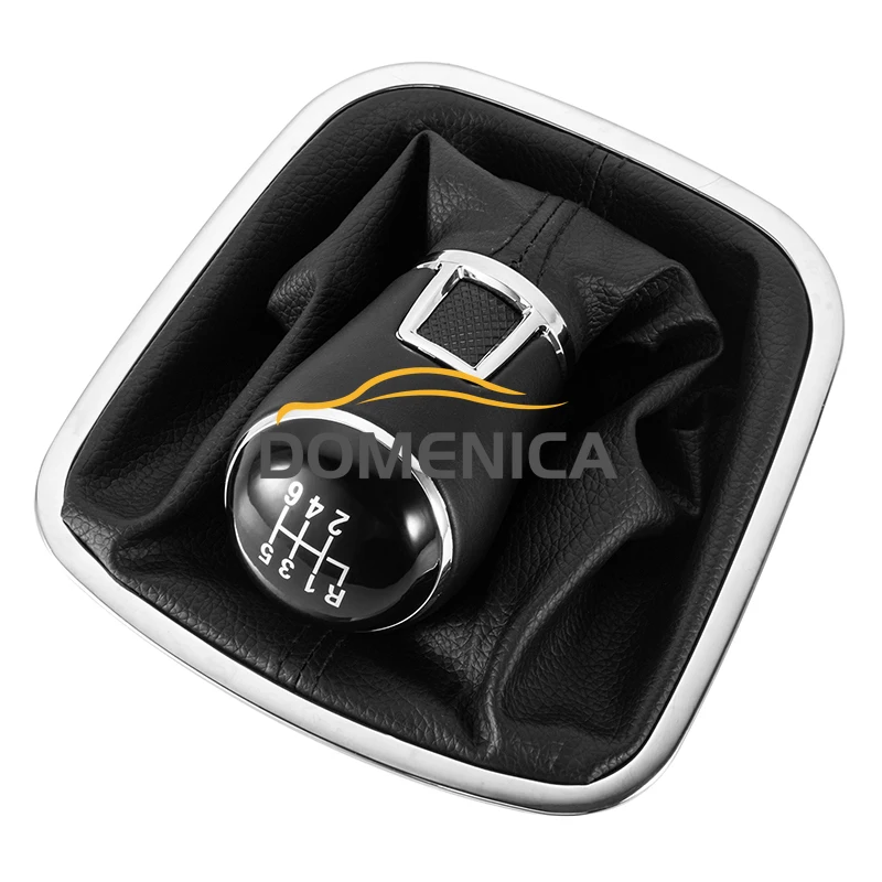 New High Quality for Volkswagen VW Polo 6C 2015 2016 2017 2018 5 6 Speed Gear Shift Knob Lever Dust Cover Boot Leather Suit Part