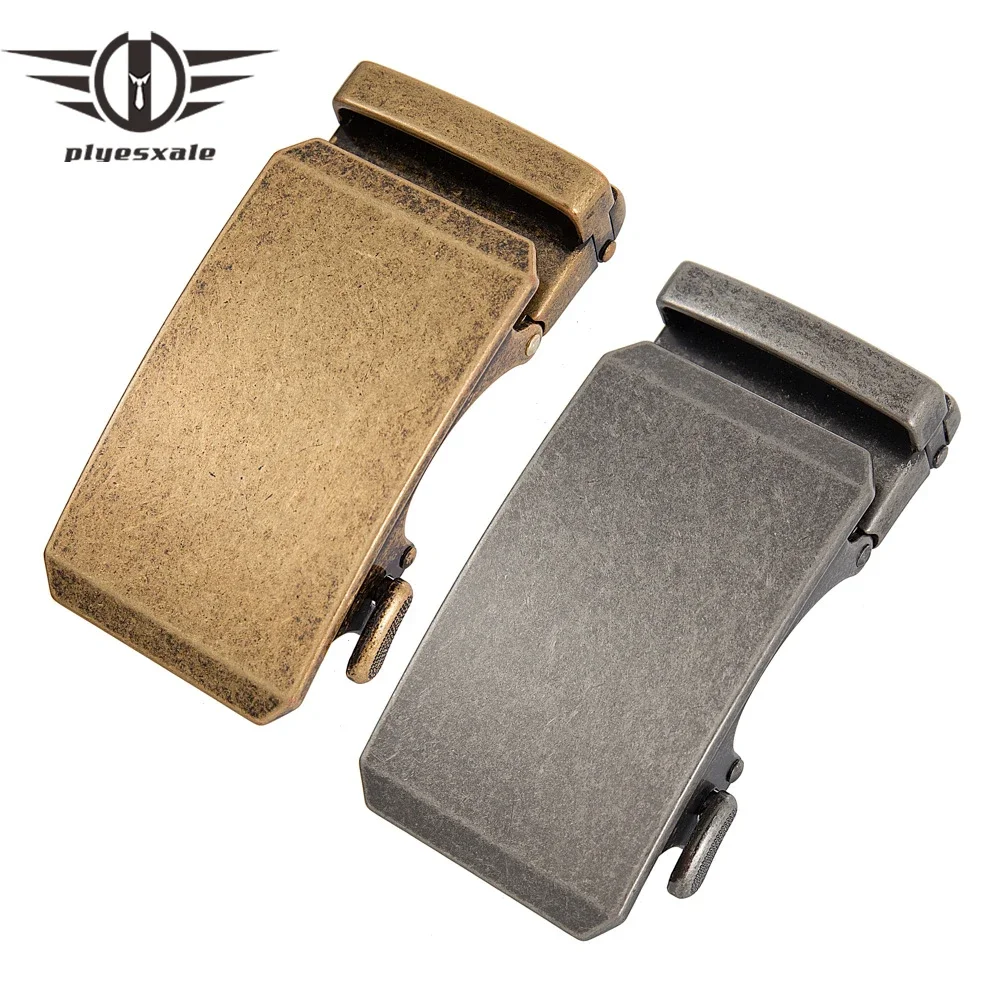 

Plyesxale Luxury Designer Male Metal Automatic Buckle High Quality Fashion Mens Belt Buckle Head Fit For 3.5cm Width Belts G1650