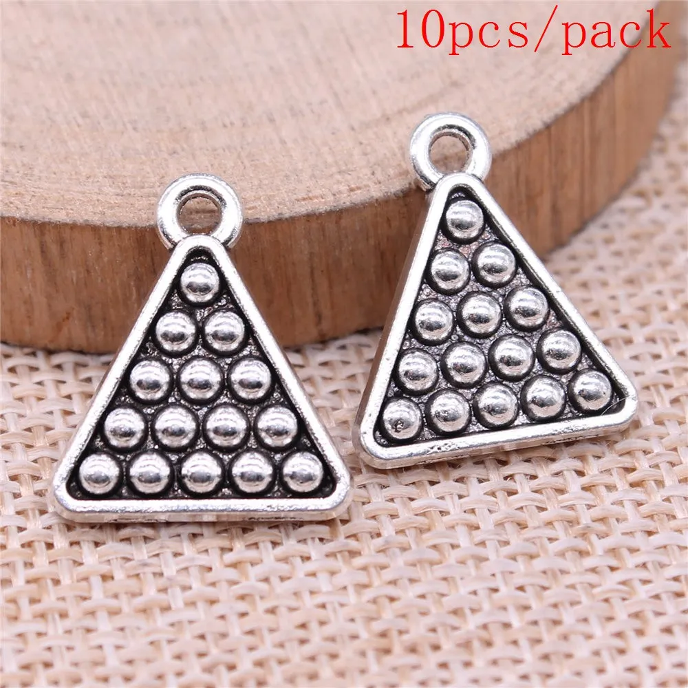 Billiards Snooker Charms For Jewelry Making DIY Pendants For Gift Bulk