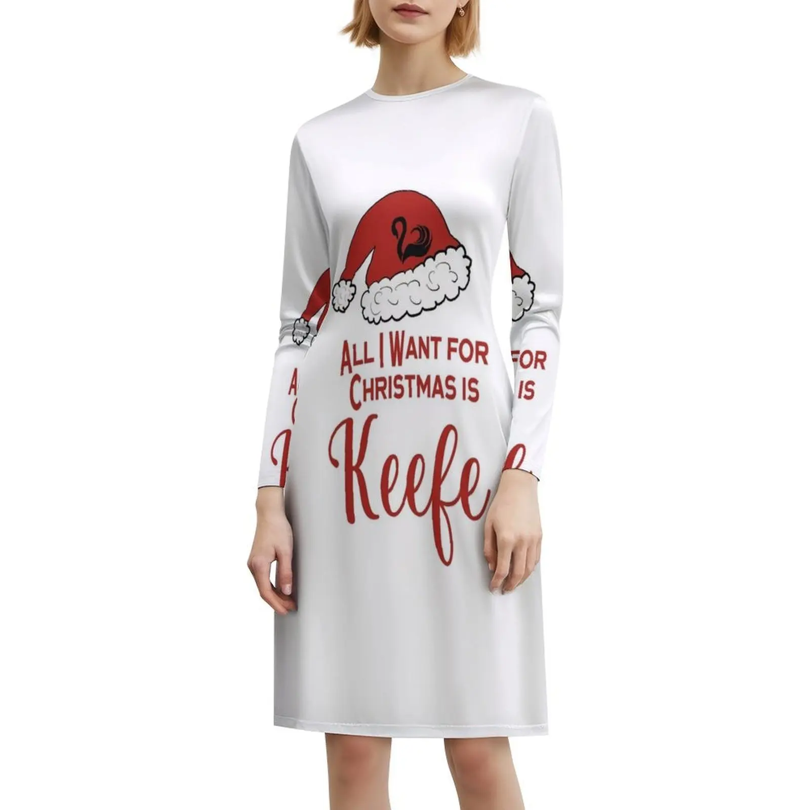 Kotlc Fan Keefe Sencen المشجعين حارس الكثير المدن المرأة الهيب هوب الشارع الشهير فستان جرافيك طباعة ملابس للنادي شانون #6