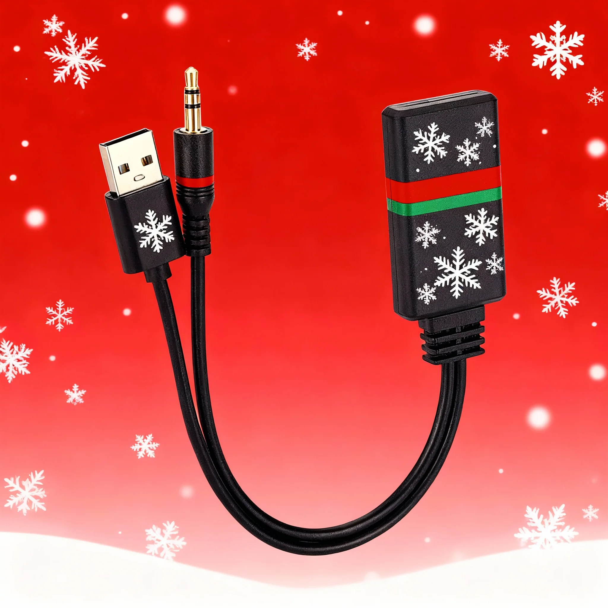 محول صوت بلوتوث للسيارة، جهاز استقبال صوت بلوتوث لاسلكي مع اتصال aux 3.5 ملم ودعم جهاز استقبال الصوت بلوتوث USB #2