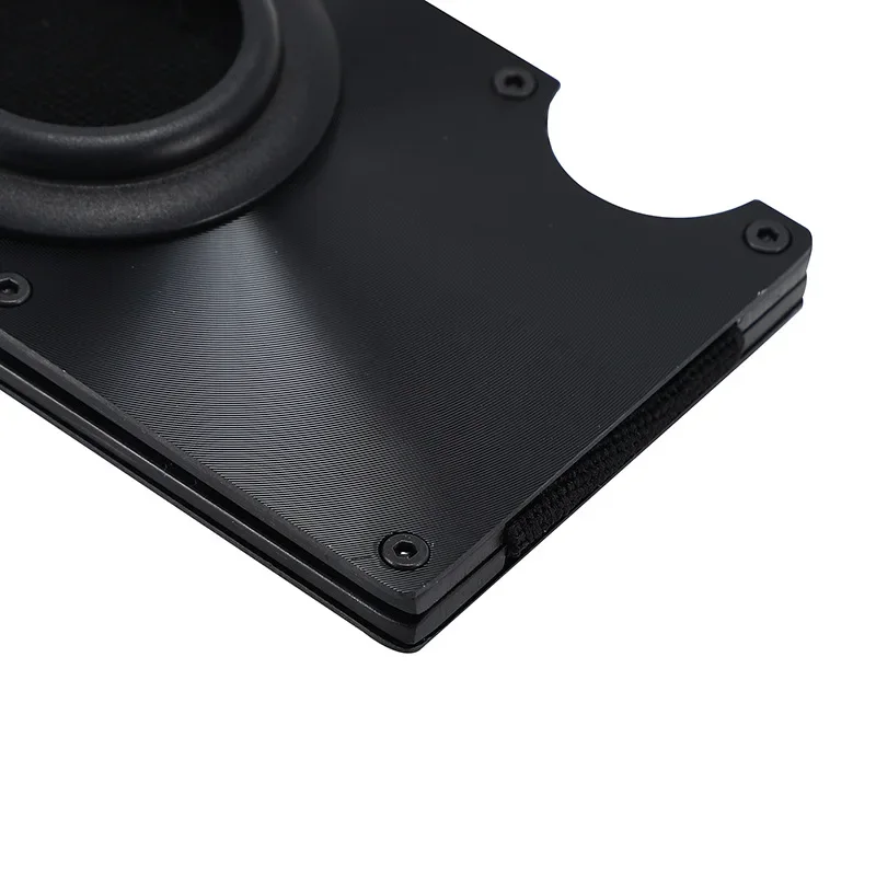 Rfid โลหะคาร์บอนไฟเบอร์ Airtag กระเป๋าสตางค์ผู้ชายเงิน Slim Thin สําหรับ Apple Air Tag กระเป๋าสมาร์ทสีดํา Walet ชายของขวัญ