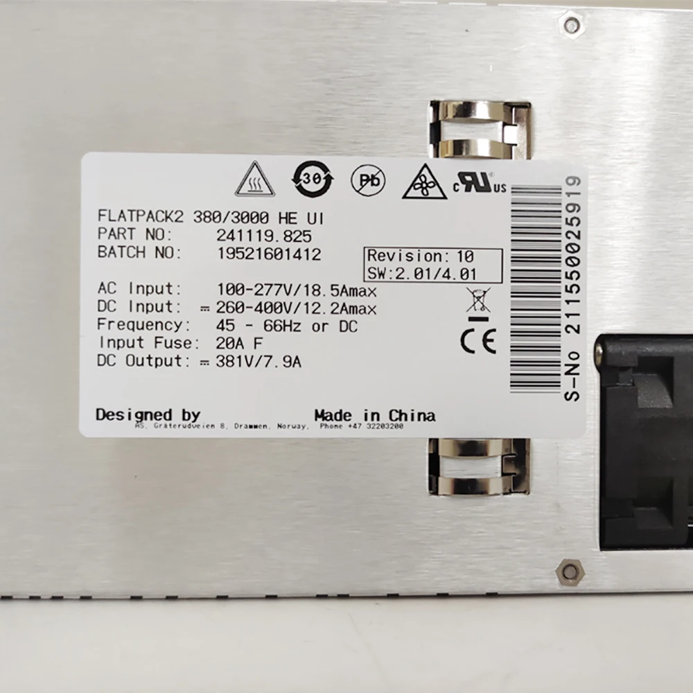 Flatpack2 380V/3000W HE UI 241119.825 For ELTEK Power Module High Quality Fast Ship