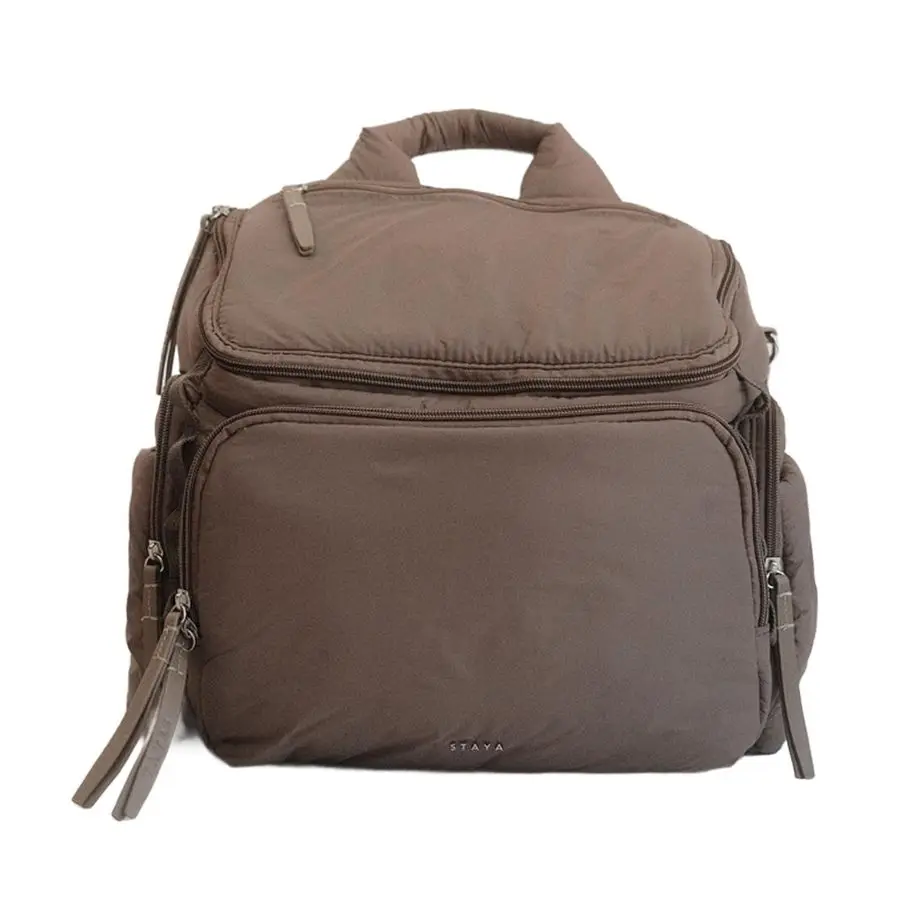 

Cloud Diaper Bag Backpack Water Resistant Travel Baby Bag with 12.3L Storage Taupe, Medium