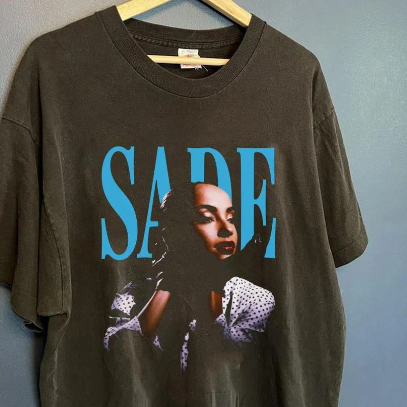 Vintage Sade Diamond Singer Tour Shirt: Retro Concert Tee