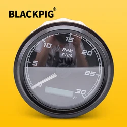 Control analog pannel rpm hour speed meter lcd display VDO mechanical diesel digital engine tachometer pointer gauge 24V