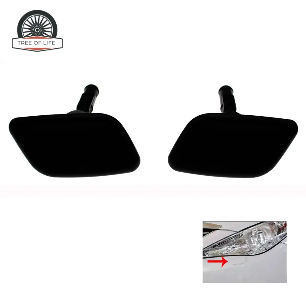 For Hyundai I45 SONATA YF 2010 2011 2012 2013 Headlight Washer Spray Nozzle Cover Cap Lid Primed 986803S000 986903S000 4Q000