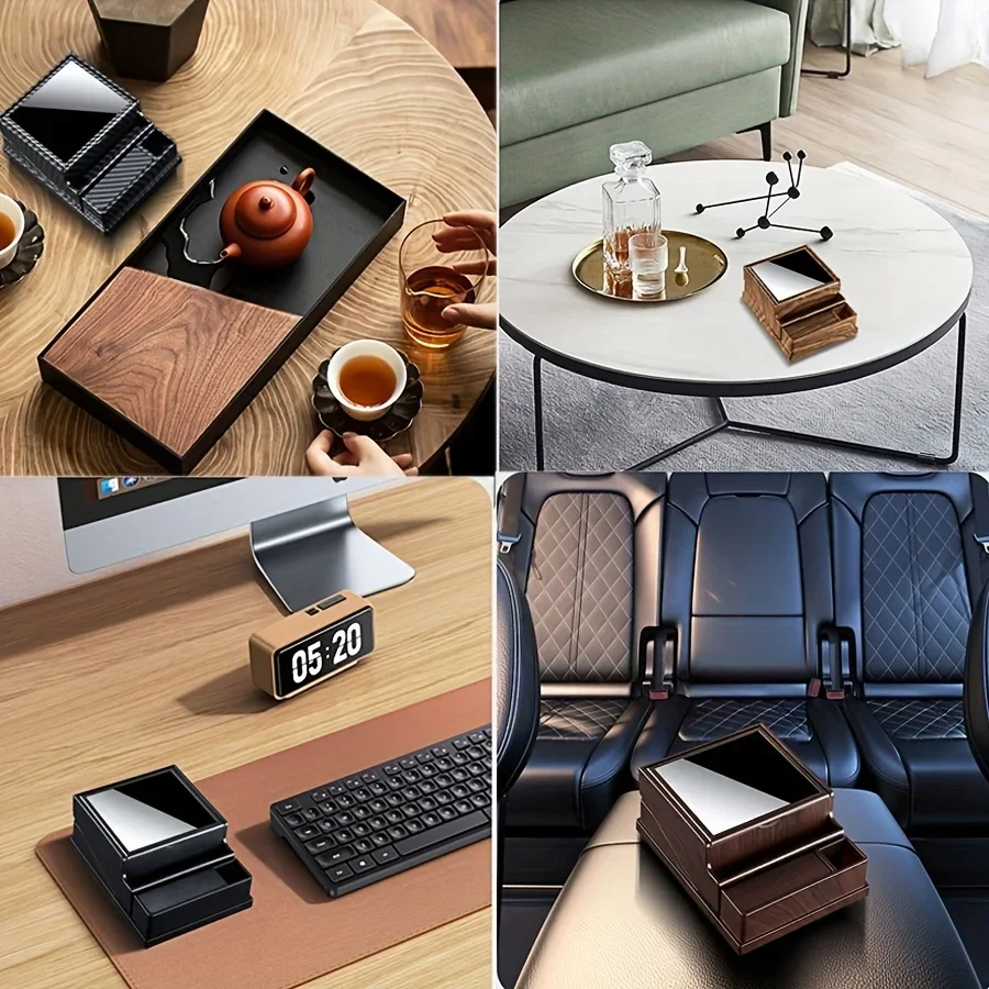 Fully Automatic Cigarette Cartridge and Creative Cigarette Dispenser with A Wooden Box Design Makes It Convenient To Take Out