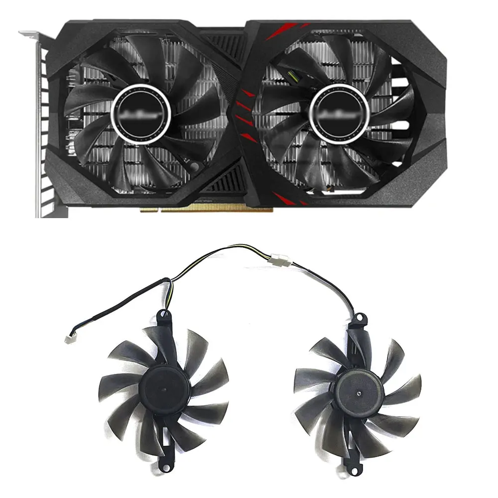 New 4PIN 85MM FB09015M12LPA DC 12V 0.45A RX 6600N GPU Fan for Gesso RX 6600M, Gesso GTX 1660 TI Graphics Card