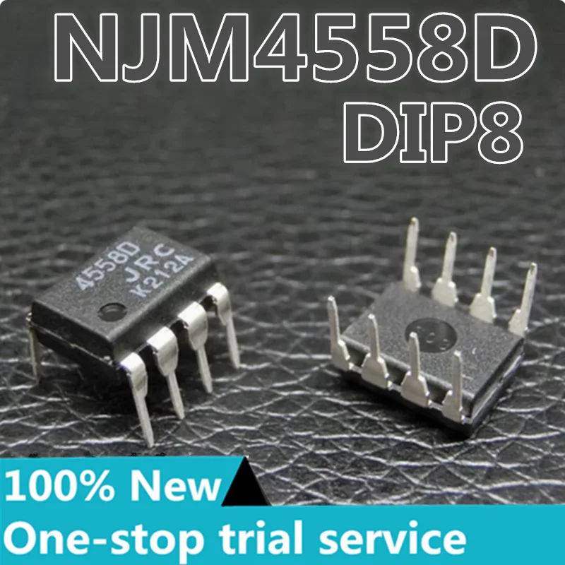 5-100pcs %New JRC4558 NJM4558M NJM4558D 4558D DIP8 SOP8 dual operational amplifier chip