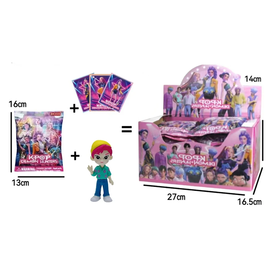 Anime Kpop Demon Hunt caja ciega serie figura tigre estatuilla juguete decoración de escritorio estatuas ornamento Halloween/Navidad regalos para niños