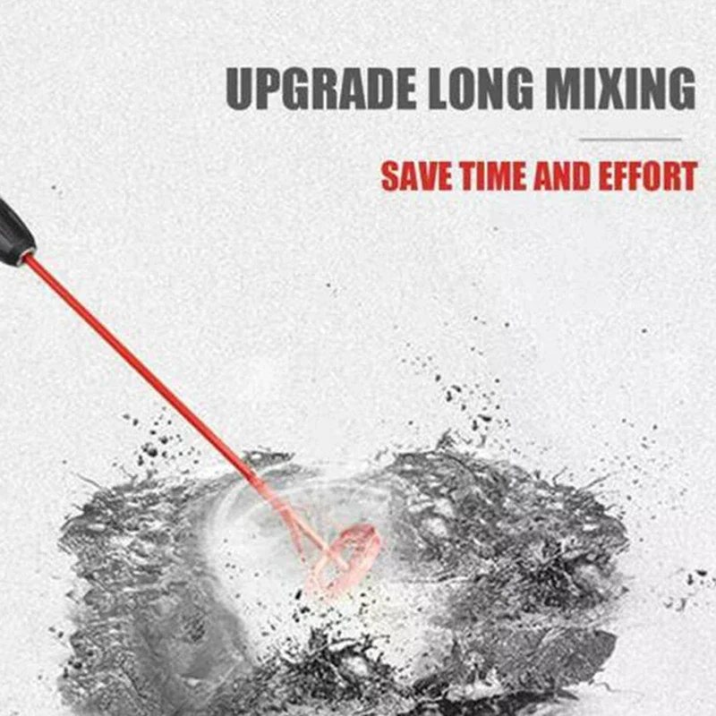 Powder Mixing Tool with Hexagon Shaft, Ideal for Cement, Paint, and Plaster