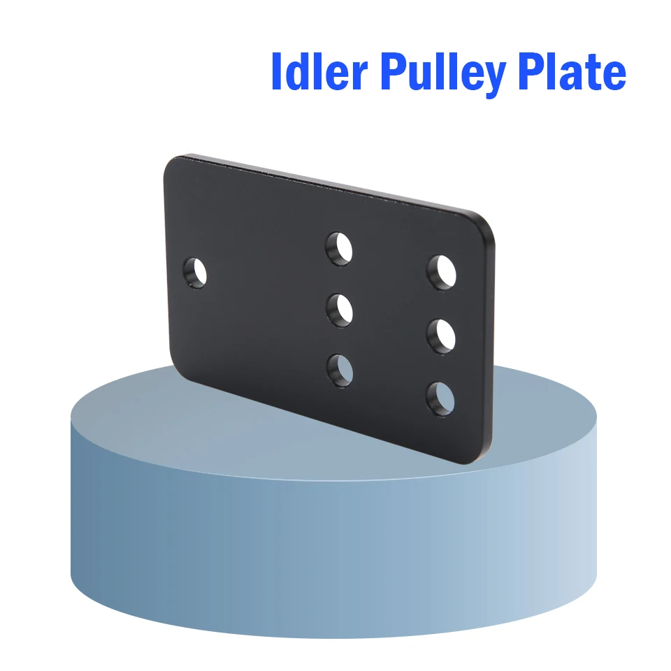 Opensource Idler Pulley Plate 3D Printer CNC Machine Aluminum Idler Pulley Plate Mounting Plate Pulley Idler Pulley board