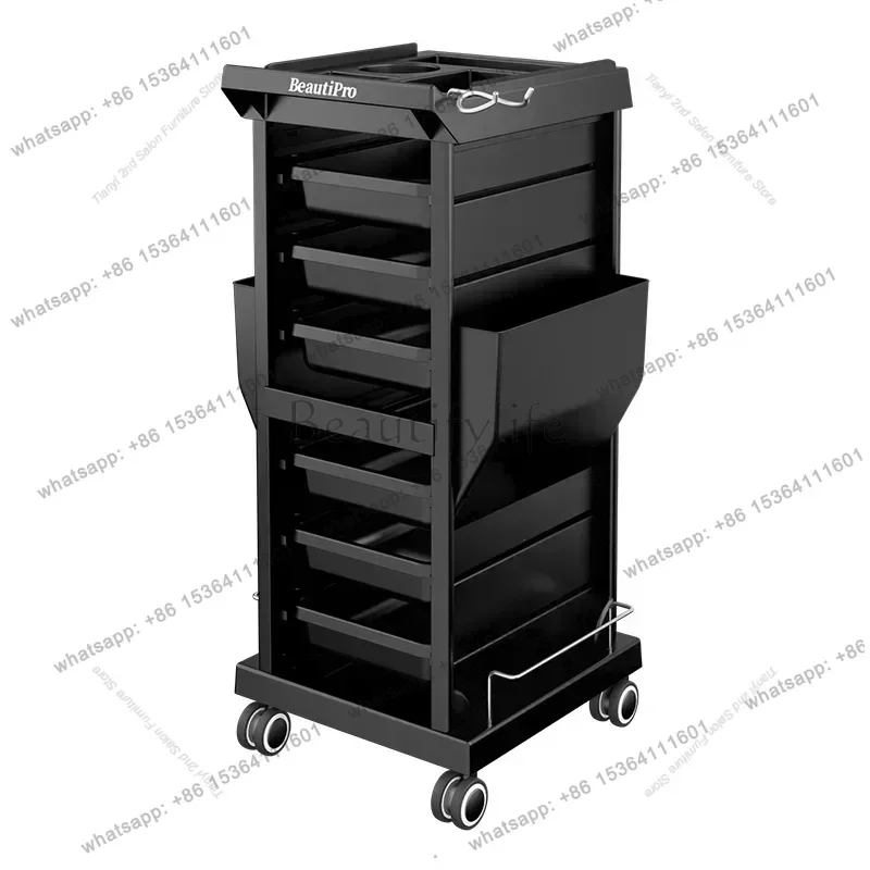 Factory Direct Sales French Style Storable Trolley Modern Multifunctional Barber Shop Trolley Simplicity Luxury Furniture Spinge