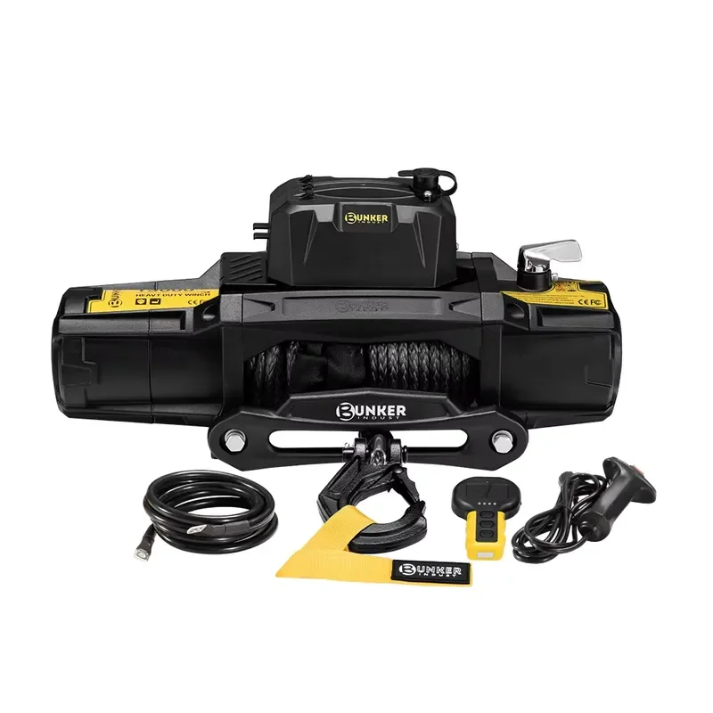 13000lbs 12V Heavy Electric Winch Waterproof with Wireless Remote for 4x4 Offroad
