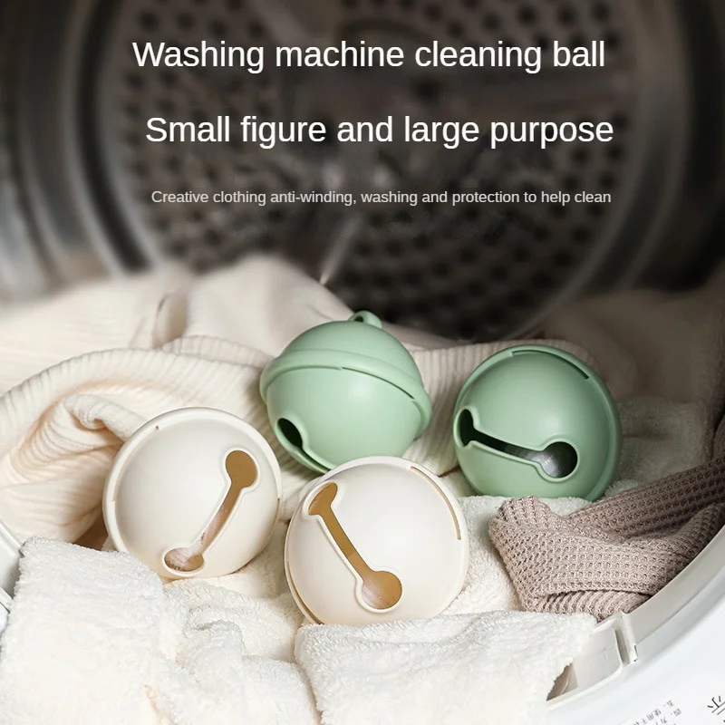 Tips For Lint-free Clothes Environmental Protection Easy Cleaning Anti-tangling Design Remove Stubborn Stains Laundry Ball