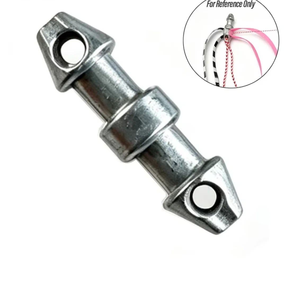 

100PCS Zinc Alloy Slot Hodler Double Slot Clip Connector DIY Tenya Tairaba Lure Rig Fishing Tie Accessory