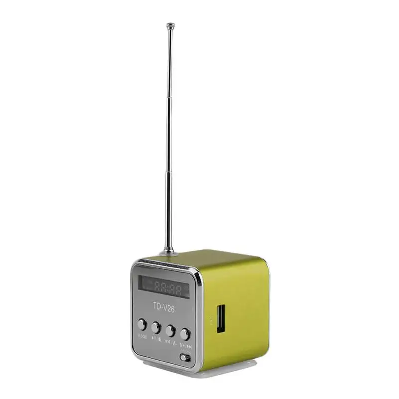 Mini altoparlante Radio FM TD-V26 altoparlante Stereo Wireless per Computer e telefono cellulare supporto scheda TF e disco U multifunzione Mini