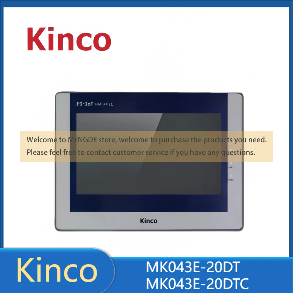 4,3-дюймовый программируемый контроллер KINCO IoT HMI PLC «все в одном» MK043E-20DT MK043E-20DTC MK043E-27DT с сенсорным экраном и интегрированной панелью