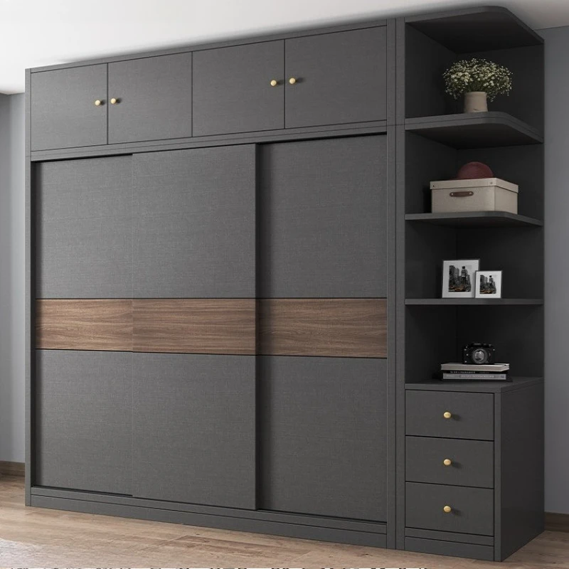 economical modern style clothes closet home simple large capacity wardrobe save space armario dormitorio Organizer furniture