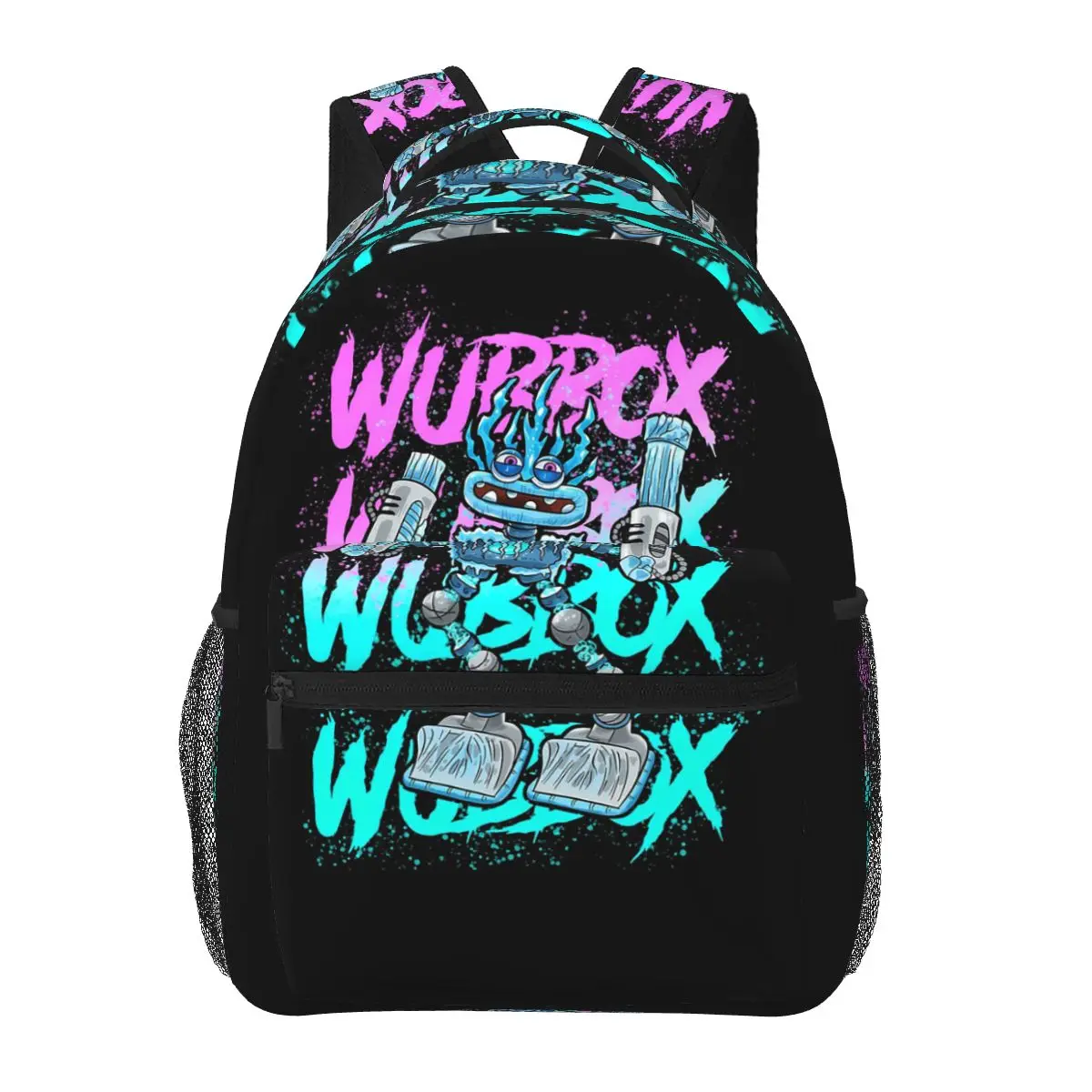 Wubbox My Singing Monsters Backpacks Boys Girls Bookbag Students School Bags Cartoon Kids Rucksack Shoulder Bag Large Capacity