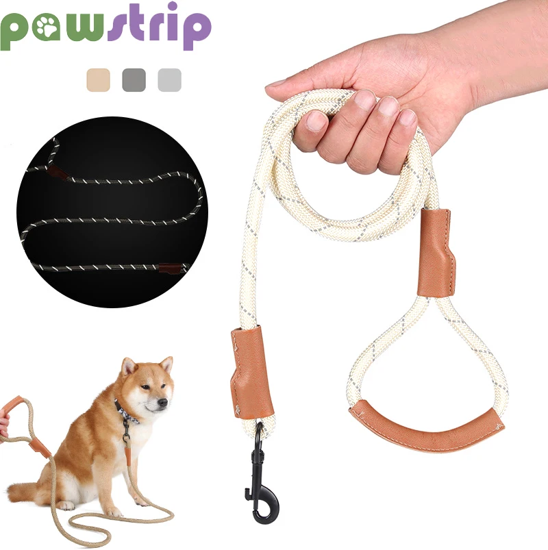 

Dog Leash Adjustable Nylon Pet Collar Training Leash For Medium Large Dogs Reflective Durable Dog Rope Belt Dog Accessories