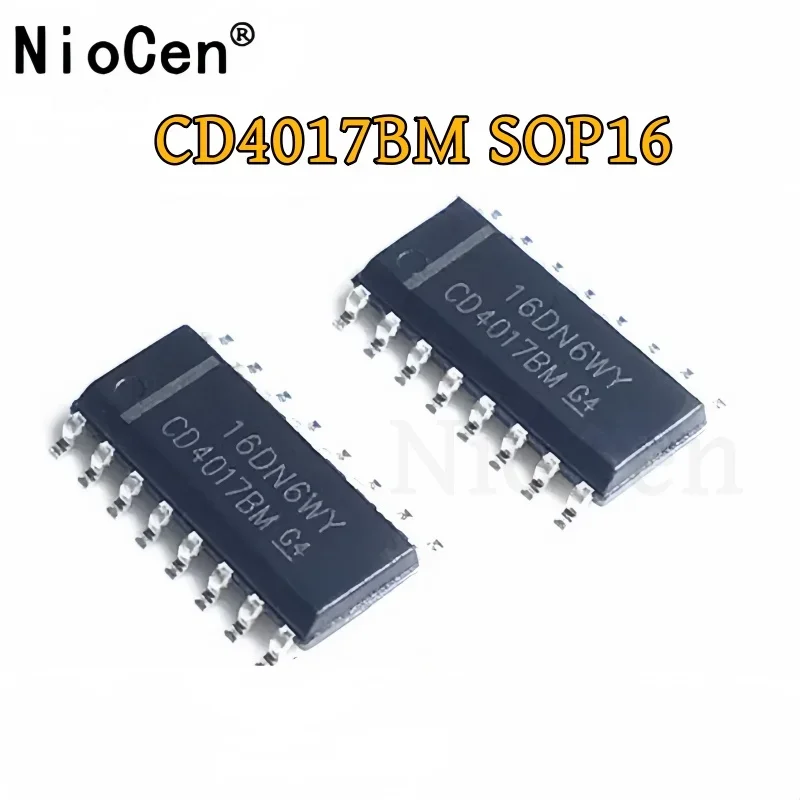 

（10pcs）Brand new original imported CD4017BM CD4017 decimal counter patch SOP16