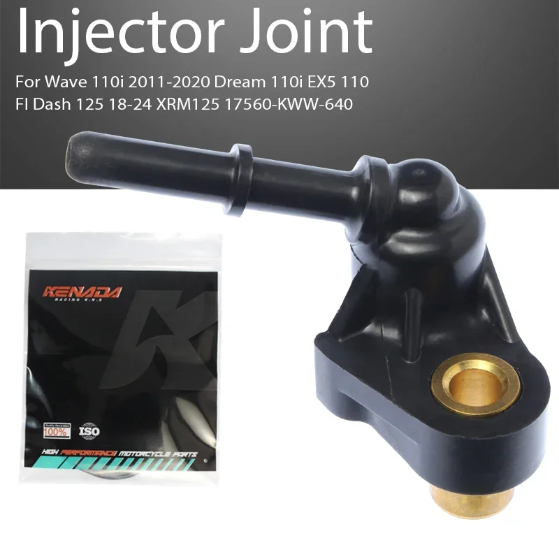 KENADA RACING Fuel Injector Joint Comp Holder Wave 110i 2011-2020 Dream 110i EX5 110 FI Dash 125 18-24 XRM125 17560-KWW-640