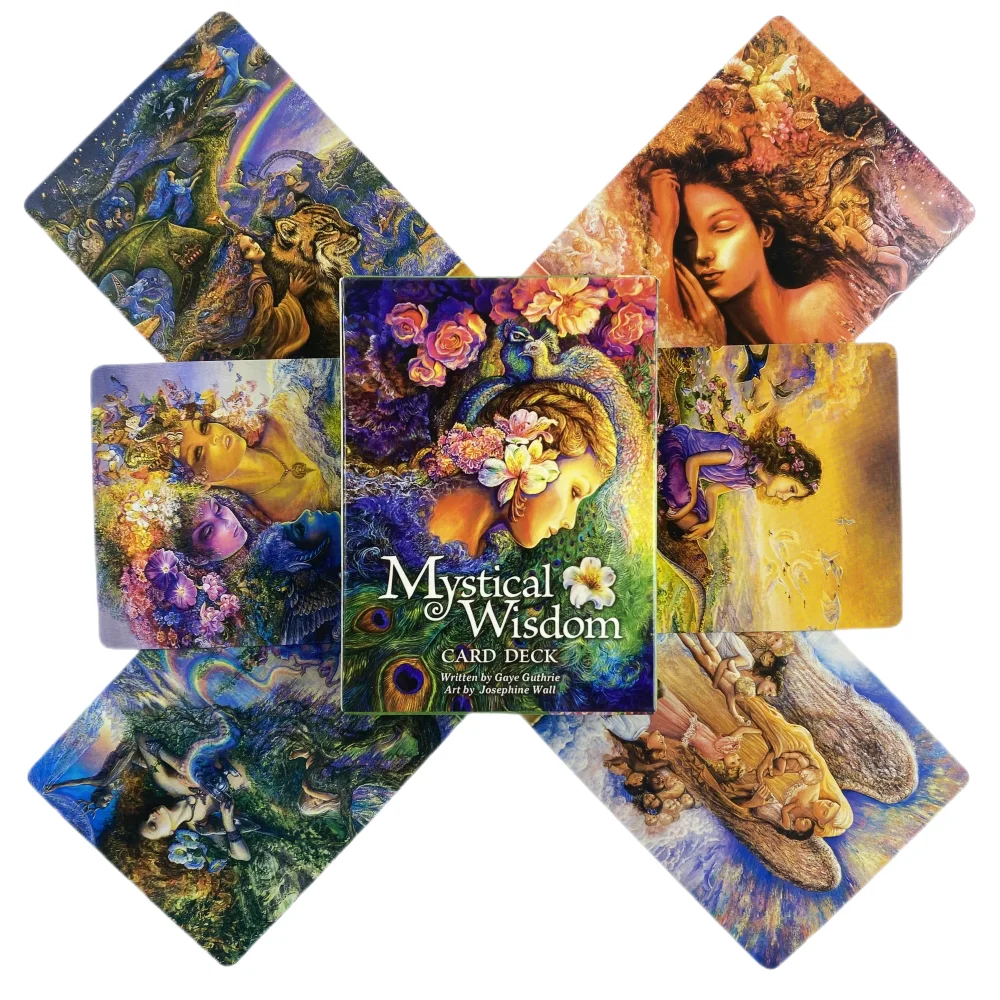 

Mystical Wisdom Card Deck Oracle Tarot Cards Deck Of Card Board Game For Family Party Playing Card Entertainment Games