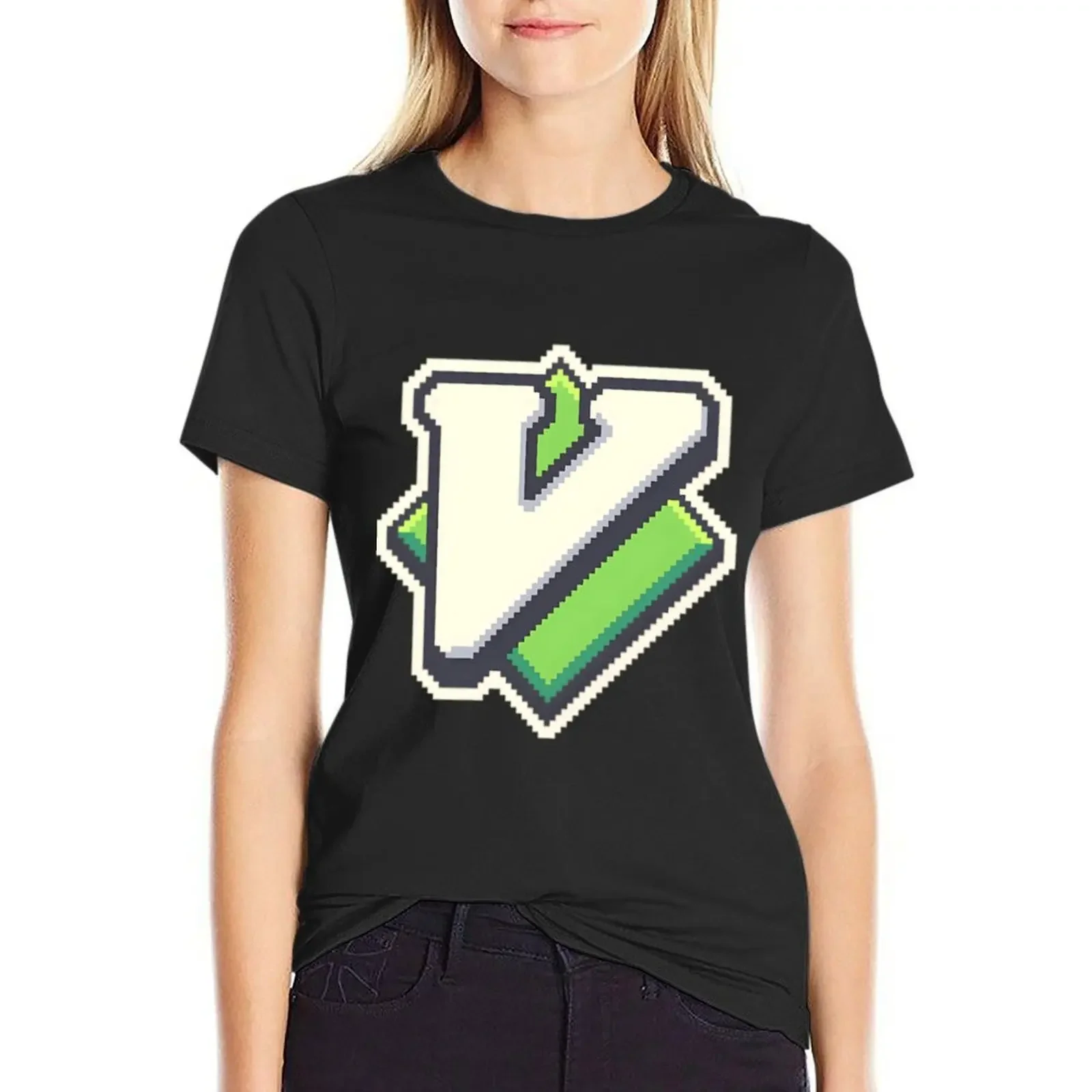 

Vim Pixel Art \t \t Copy\t T-Shirt quick-drying heavyweights summer clothes plus size tops Women's tops