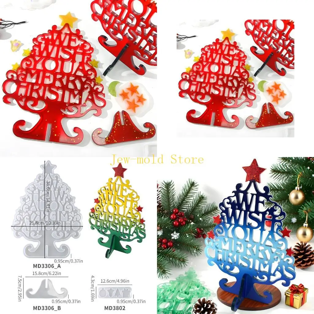 

C71B Многопользовая форма рождественской елки Силиконовые формы для украшений фестиваль