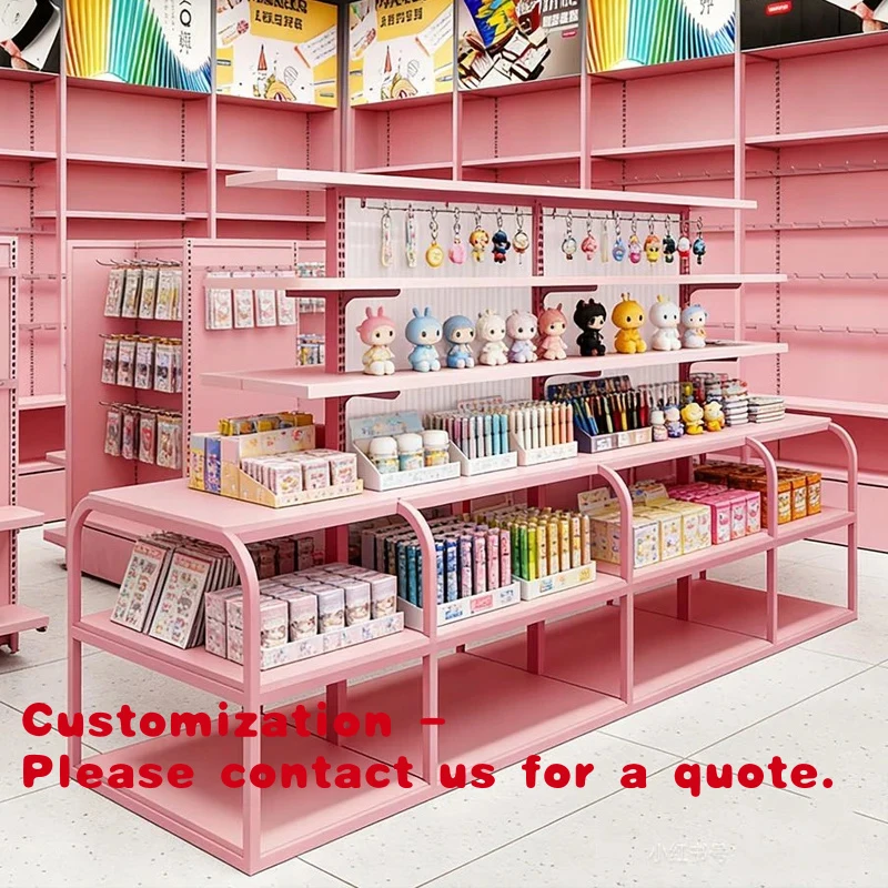 custom.Professional Custom Modern Design Anti Fade Large Capacity Figure Display Cabinet Toy Store Mall Island Cabinet Store Fur
