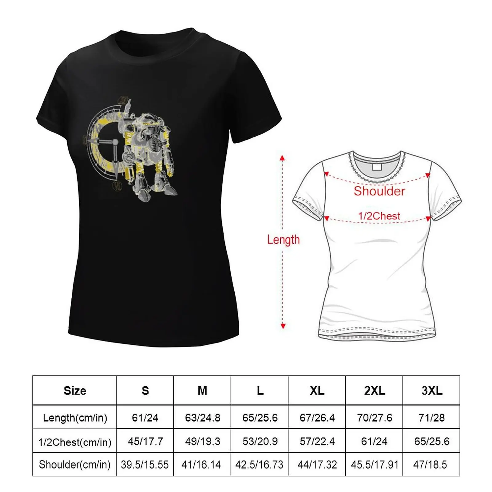 Chrono Robo T-Shirt Female clothing Aesthetic clothing Women's clothing