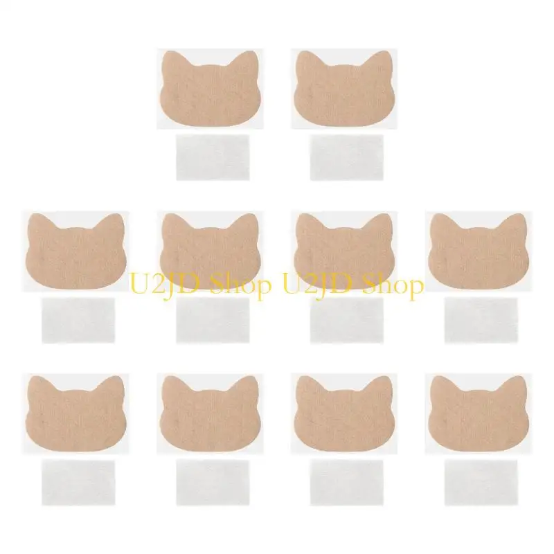 U2JD 10PCS Careful Invisible Underarm Sweat Pads Gentle Protections Underarm Stickers