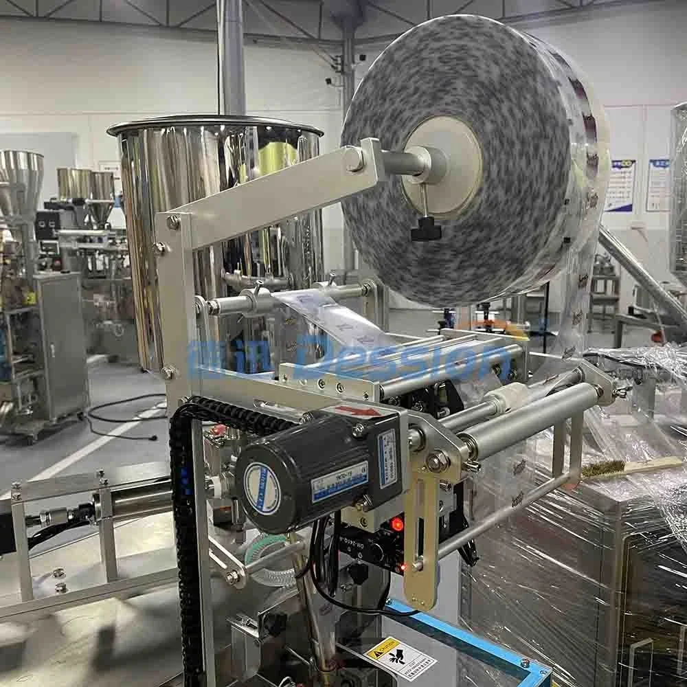 Vffs Liquid Paste Restaurant Sauce Pork Lard Oil Sachet Packing Machines