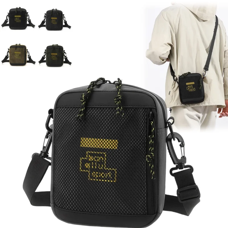 

Новая легкая мини-сумка-слинг для мужчин, модная нагрудная сумка-мессенджер через плечо, для телефона, ключей, кошелька, для повседневных поездок, 2026