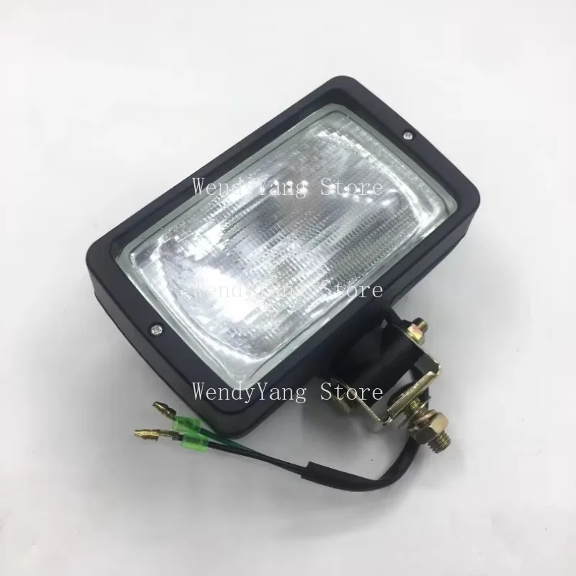 Excavator Work Light Square Light 12V24V for Yuchai Sany Longgong Xiamen Industrial Foton Lovol  Excavator Accessories 1PC