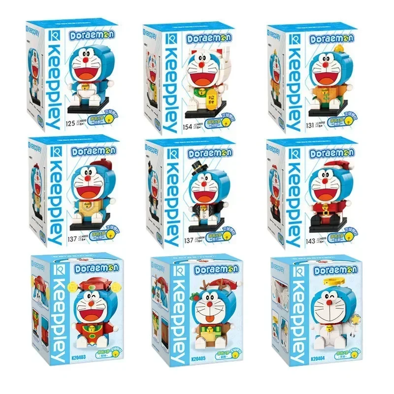 

New Keeppley Building Block Toy Small Pellet Assembled Doraemon Drag Doll for Boys Girls Children Birthday Gifts Collectible