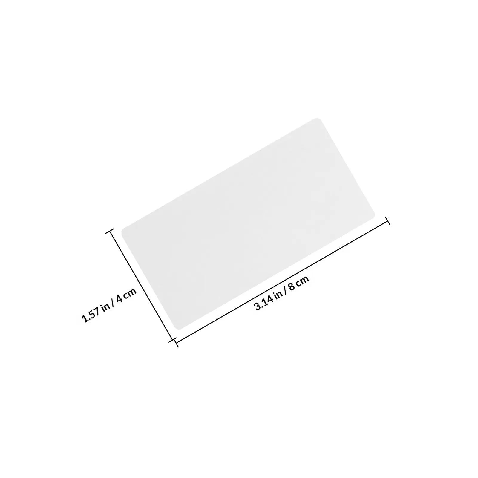 1 Roll Thermal Paper Sticker Labels 80x40mm Self-Adhesive Direct Thermal Label Rolls for Shipping Warehousing Product