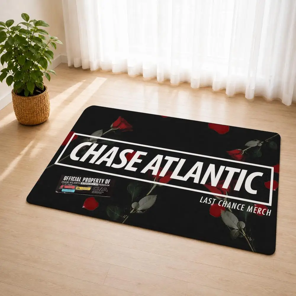 Chase A-Atlantic ROCK BAND Floor Mat Flannel Rug Soft Non Slip Door Mat For Bathroom Bedroom Kitchen Living Room Home Decor