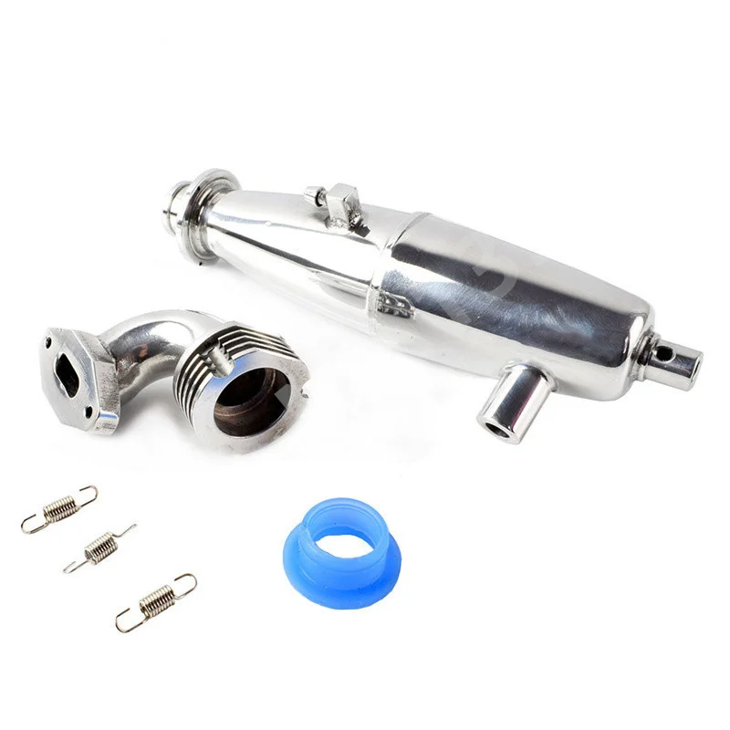 1 Set 102009 Thicken Exhaust Pipe HSP Baja Engine Parts Upgrade 02124 For 1/10 Scale Models Nitro RC Car