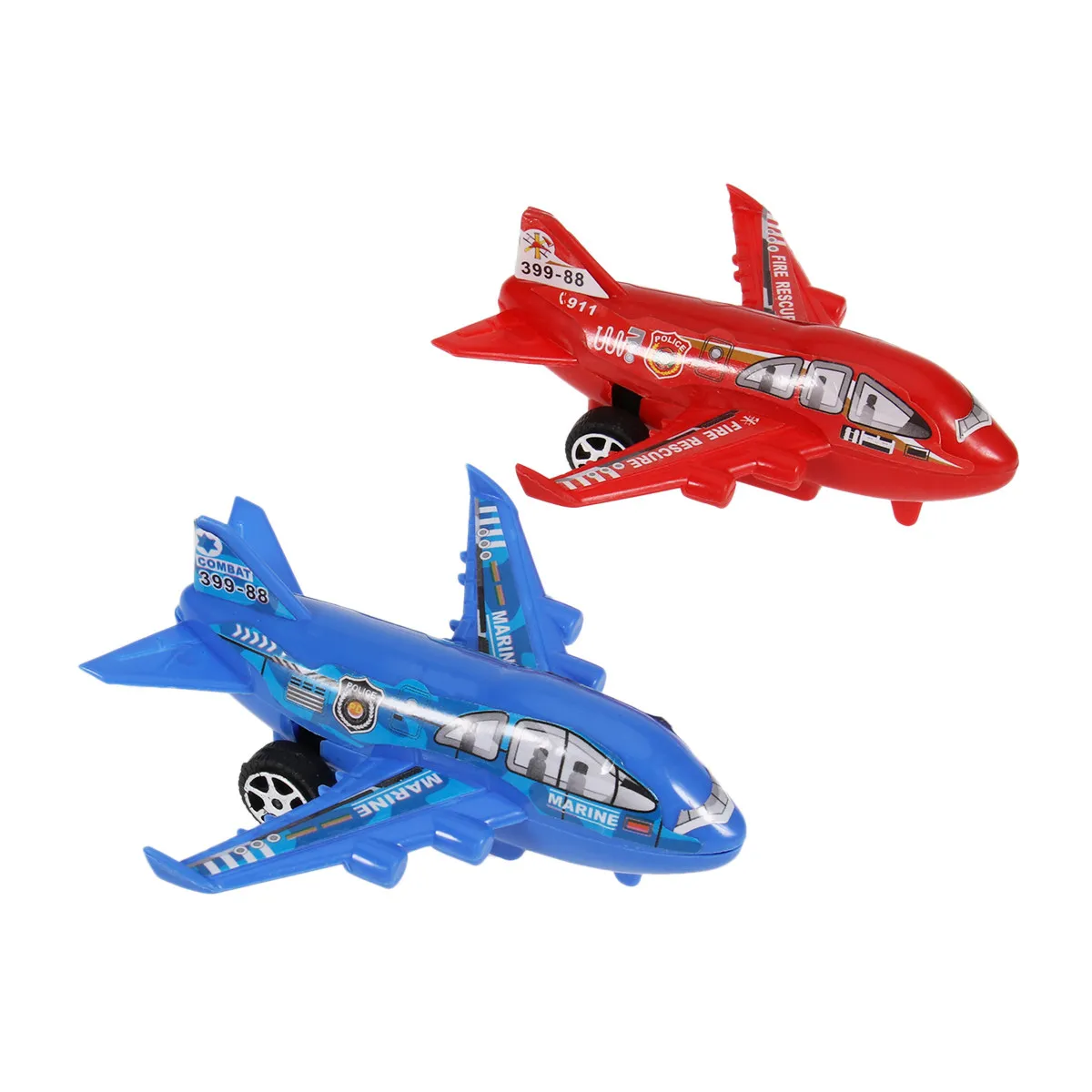 

6Pcs Mini Plastic Airplane Educational Set for Kids Develop Imagination Color Cognition Aircraft Party Favor Airplane Toy