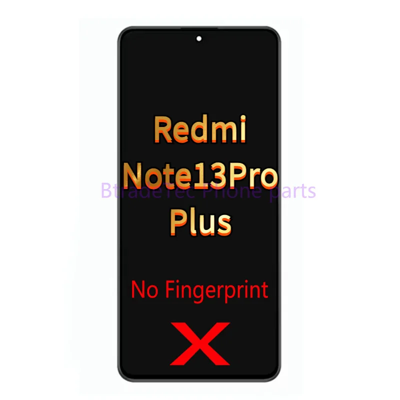 

6.67" TFT LCD Display+Touch Screen Digitizer For Redmi Note 13 pro+ plus