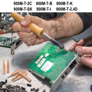 5 PCs Kupfereisenspitze I/B/K/2,4D/3C SET 900 m-T-Schweißscheiben-Kopfwerkzeuge in Nu Heiße Kupfer Elektrische Schweiß-Eisenwerkzeuge Hauptverkäufe Eisenzehen - №3